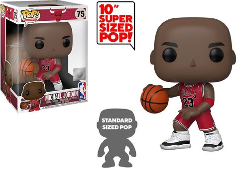 Figurine Funko Pop! N°75 - NBA : Bulls - Michael Jordan (red Jersey) 25 Cm